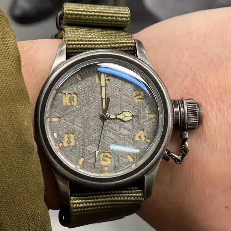 Automatic mechanical bronze/ stainless steel（All-optical&amp;Antique black） watch sidaxin