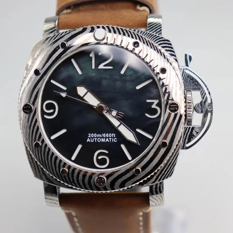 Automatic mechanical Damascus watch sidaxin